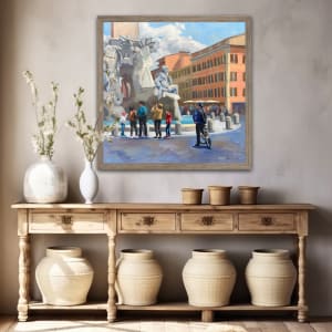 Bernini's Masterpiece - Rome by Linda Hugues 