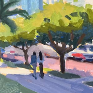 Spring Stroll - St. Petersburg by Linda Hugues 