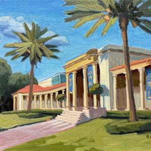 Museum Palms - St. Petersburg, FL by Linda Hugues
