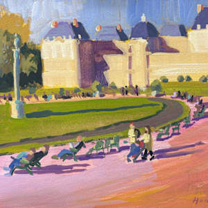 Luxembourg Gardens Afternoon - Paris, France by Linda Hugues, Image 1.