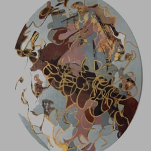 Knarled Oval by Diane Di Bernardino Sanborn