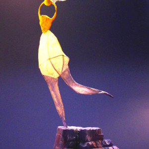 Blue Mesa Leap by Chas Martin 