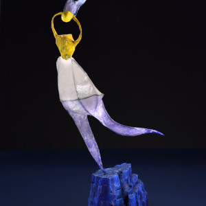 Blue Mesa Leap by Chas Martin 