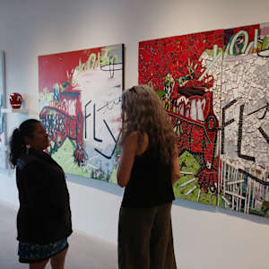 FLY MOSAIC by Laura Letchinger  Image: at CONNECTION  Show