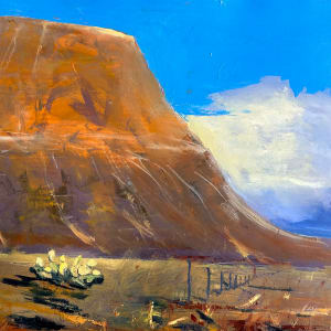 Sweeping Red Mountain by Judith Hutcheson