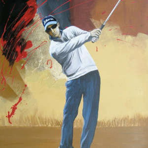 Golfistas em Azul e Cinza by Jorge Bandeira