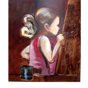 Rosinha a Pintar 1 by Jorge Bandeira, Image 1.