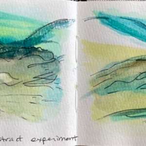 Shifting Shores Installation by Julea Hope Boswell  Image: mural pre-sketch b