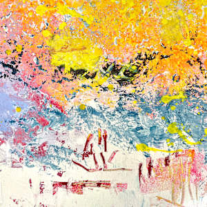 Anticipation by Julea Hope Boswell  Image: detail of sgraffito, (Italian: “scratched”), technique