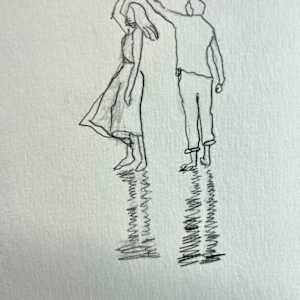 Beach Memory, In Love (commission) by Julea Hope Boswell 