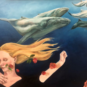 Whale Songs 2 by Marjorie Atwood