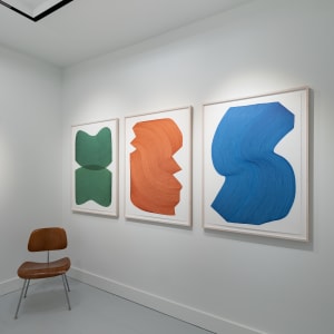 Lines 144 by Dana Piazza  Image: Installation view of The Sitting Room, Liu Kincheloe, Dana Piazza,  April 6–May 12, 2024, Turley Gallery (Hudson, NY), curated by Ryan Turley. Photo by Spencer House Studio.