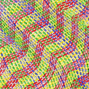 Woven Lines 40 by Dana Piazza 