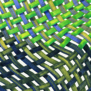 Woven Lines 50 by Dana Piazza 