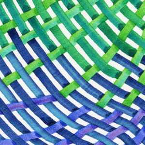 Woven Lines 51 by Dana Piazza 