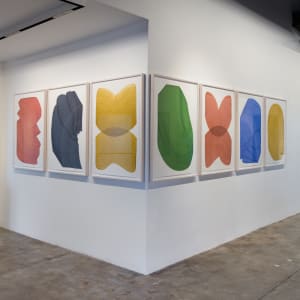 Lines 144 by Dana Piazza  Image: Installation view of Care, Dana Piazza, Tamara Zahaykevich, October 7–October 29, 2023, Turley Gallery (Hudson, NY), curated by Ryan Turley. Photo by Spencer House Studio.