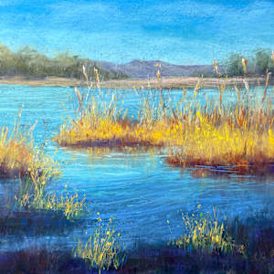 Mary Lake Afternoon by Caryn Stromberg