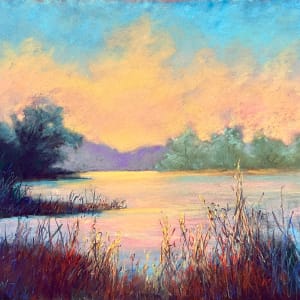 Mary Lake Evening by Caryn Stromberg