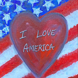 I LOVE AMERICA (gifted) by Doug Gazlay