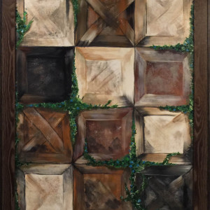 BOXES AND IVY by Doug Gazlay