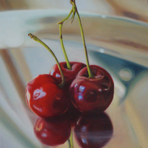 Cherry Trio by Anne-Marie Zanetti