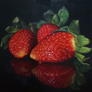 Luscious Strawberries by Anne-Marie Zanetti