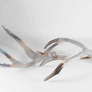 Antler Set Granite w/Metallic Tips by North Rim Glass Jared & Nicole Davis