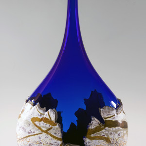 Canyon Vista Spire Cobalt by North Rim Glass Jared & Nicole Davis 