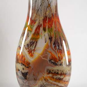 Canyon Walls Grey w/Aurora Splash by North Rim Glass Jared & Nicole Davis 