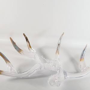 Antler Set Opaline & Metallic by North Rim Glass Jared & Nicole Davis