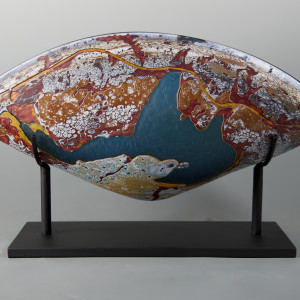 Riverway Series Stockade Lake & Lake Sharpe by North Rim Glass Jared & Nicole Davis 