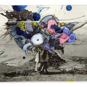 Szene am Strand by Peer Kriesel