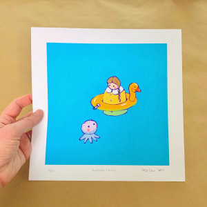 Swimming Lolly Limited Edition Print by Layla Luna