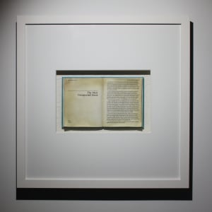 "The Most Unexpected Sense" from the Books Without Pictures Series by Marshall Harris  Image: Shadow Box Frame