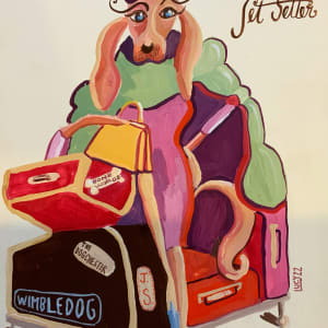 MISS JET SETTER DOES WIMBLEDOG by Lucy Marshall aka THE DOGOPHILE
