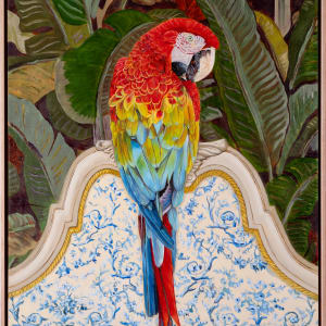 Pineapple suite Macaw by Fiona Smith 