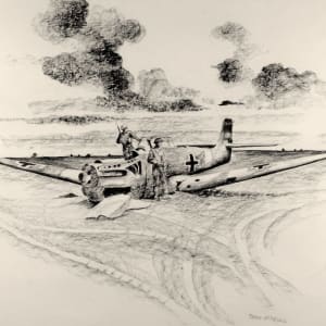 A Crashed German Plane by Peter McIntyre
