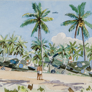 Warhawks, Guadalcanal, 1944 by Mark K Venables
