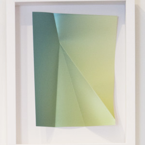 Metallic Green Lustre #1 w/2 Folds by Aaron Farley