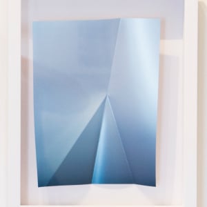 Metallic Blue Lustre #2 w/folds by Aaron Farley