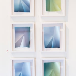 Metallic Blue Gloss #1 w/2 folds by Aaron Farley 