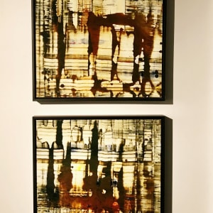 Urban Motion II, 2008 (black wood floater frame) by Nicola Parente (Multidisciplinary Artist) 