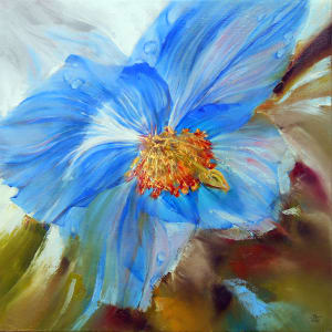 Himalayan Blue Poppy by Pat Cross