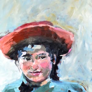 Big Red Hat by Corinne Galla