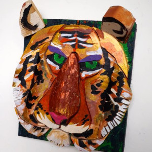 Aged Tiger by George Thaddeus Saj