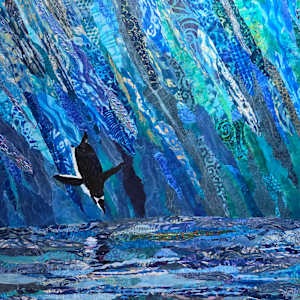 Flight of the Penguin by Poppyfish Studio: The Art of Natasha Monahan Papousek, Image 1.