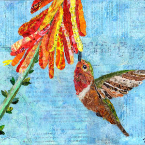 Jewels of the Sky:  Mr. Rufous Hummingbird by Poppyfish Studio: The Art of Natasha Monahan Papousek