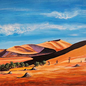 Namibian Symphony: Andante in the Namib-Naukluft by Poppyfish Studio: The Art of Natasha Monahan Papousek