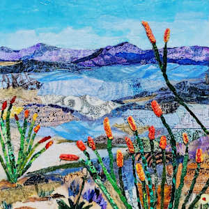 Ocotillo Vista by Poppyfish Studio: The Art of Natasha Monahan Papousek