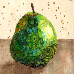 Green Pear (D'Anjou) by Poppyfish Studio: The Art of Natasha Monahan Papousek